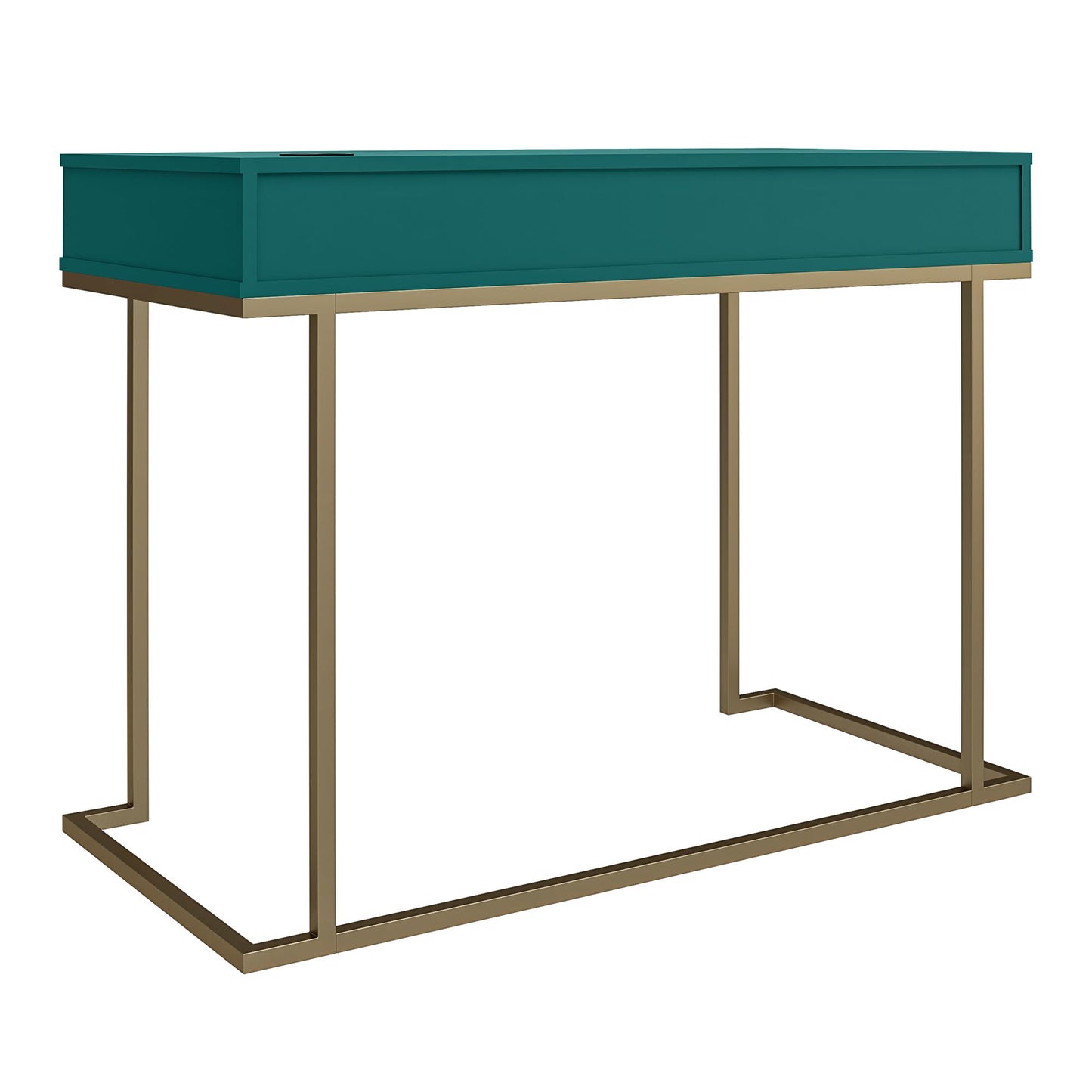 Camila Writing Desk, Emerald Green - Emerald Green