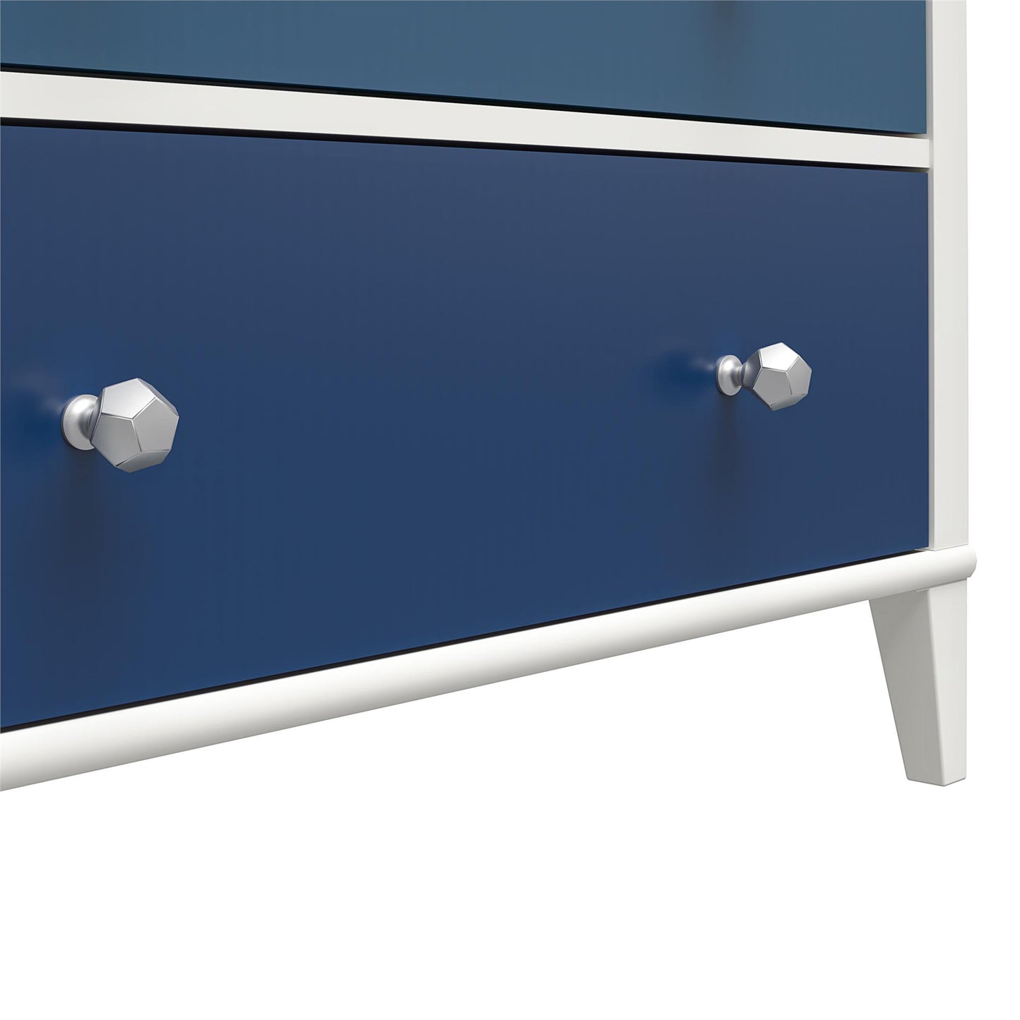Monarch Hill Poppy 3 Drawer Dresser with 2 Sets of Knobs - Blue