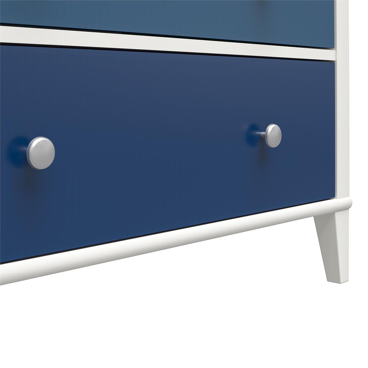 Monarch Hill Poppy 3 Drawer Dresser with 2 Sets of Knobs - Blue