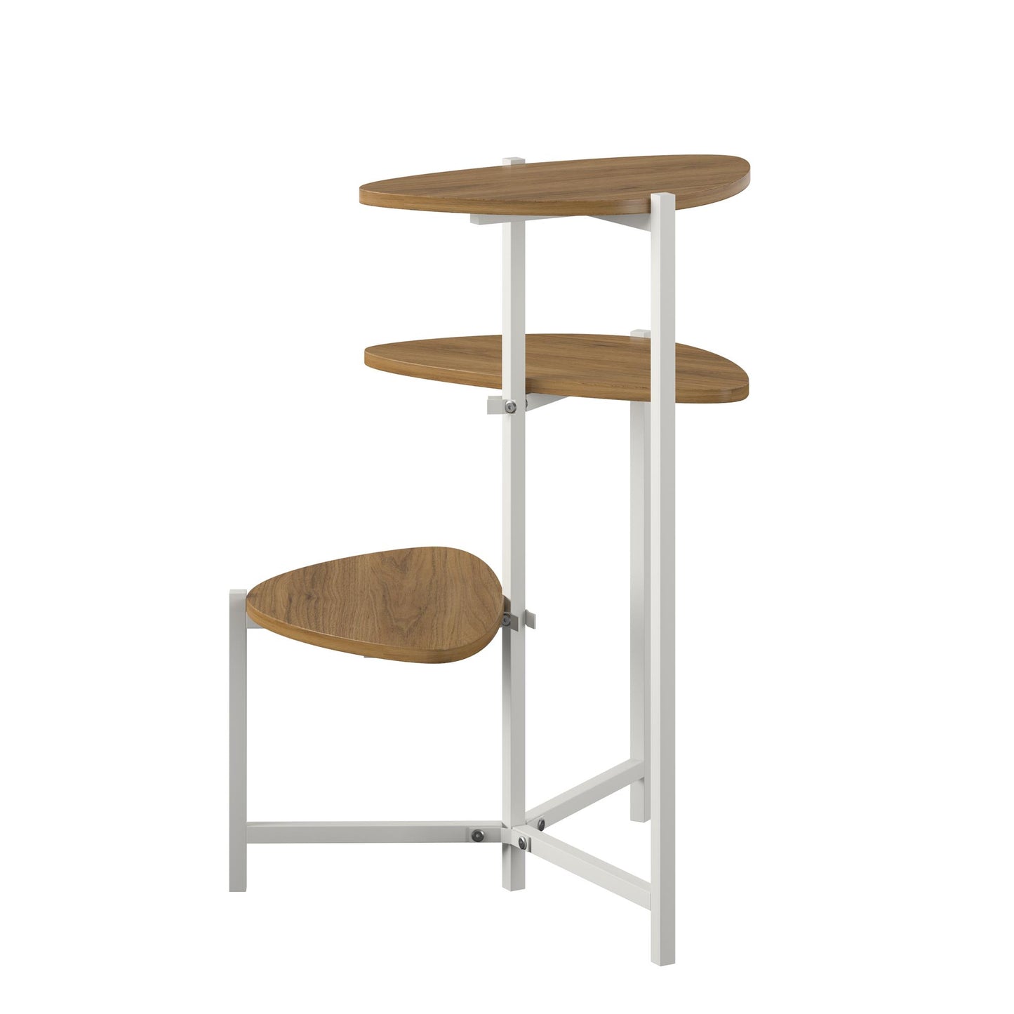 Tallulah Plant Stand - Walnut / White