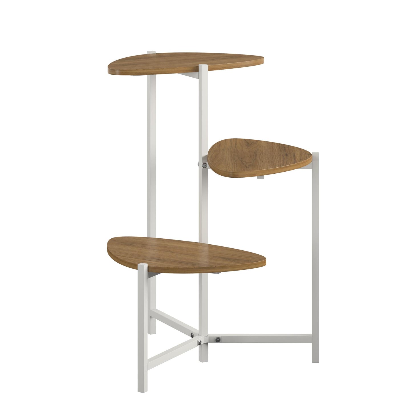 Tallulah Plant Stand - Walnut / White
