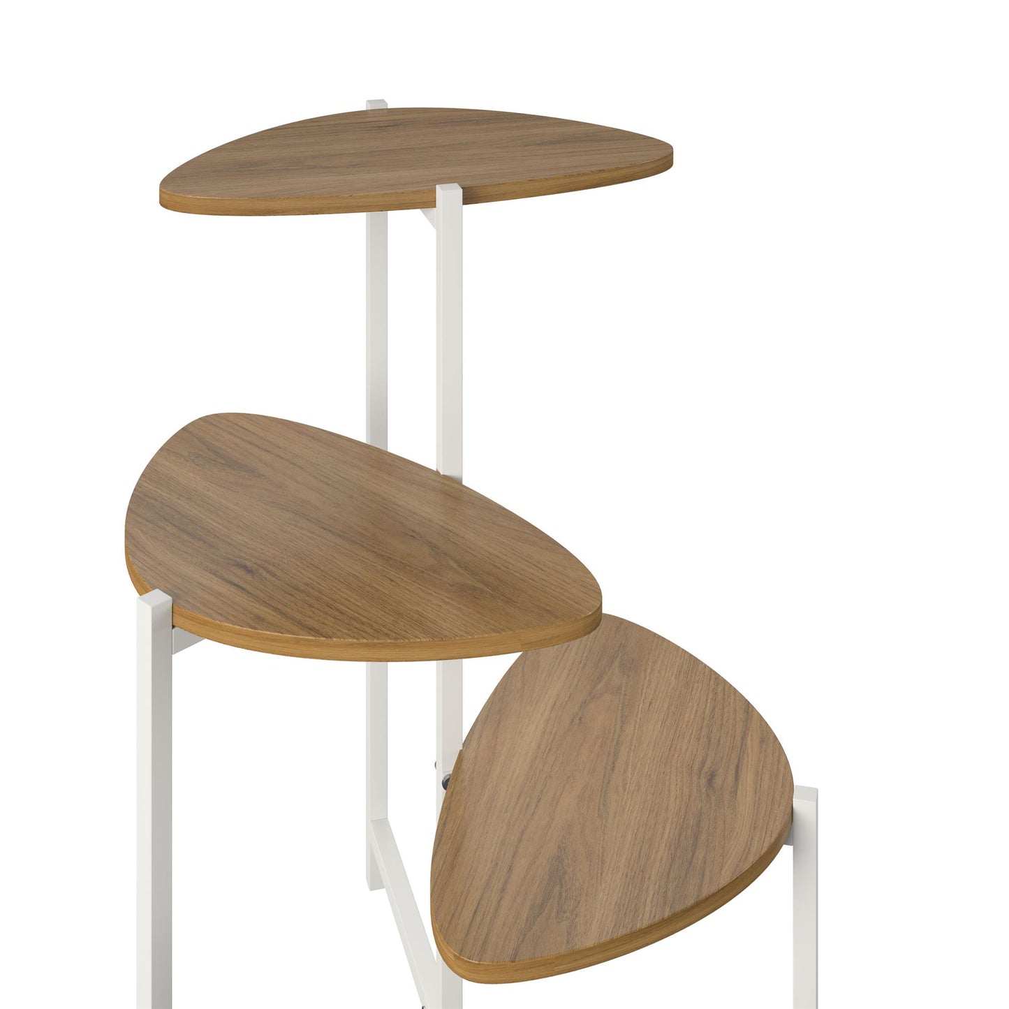 Tallulah Plant Stand - Walnut / White