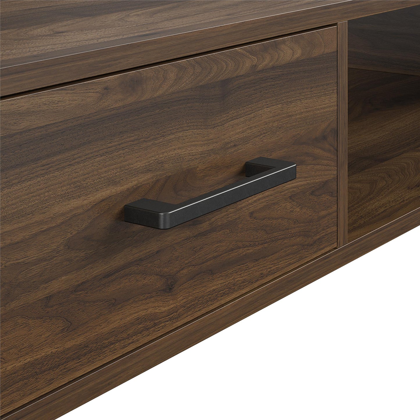 Tyler Coffee Table with 1 Open Shelf and Drawer - Florence Walnut