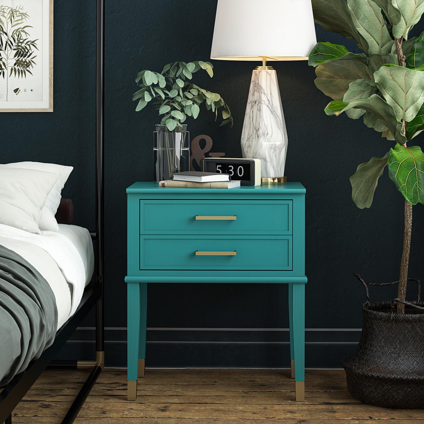 Westerleigh End Table, Emerald Green - Emerald Green