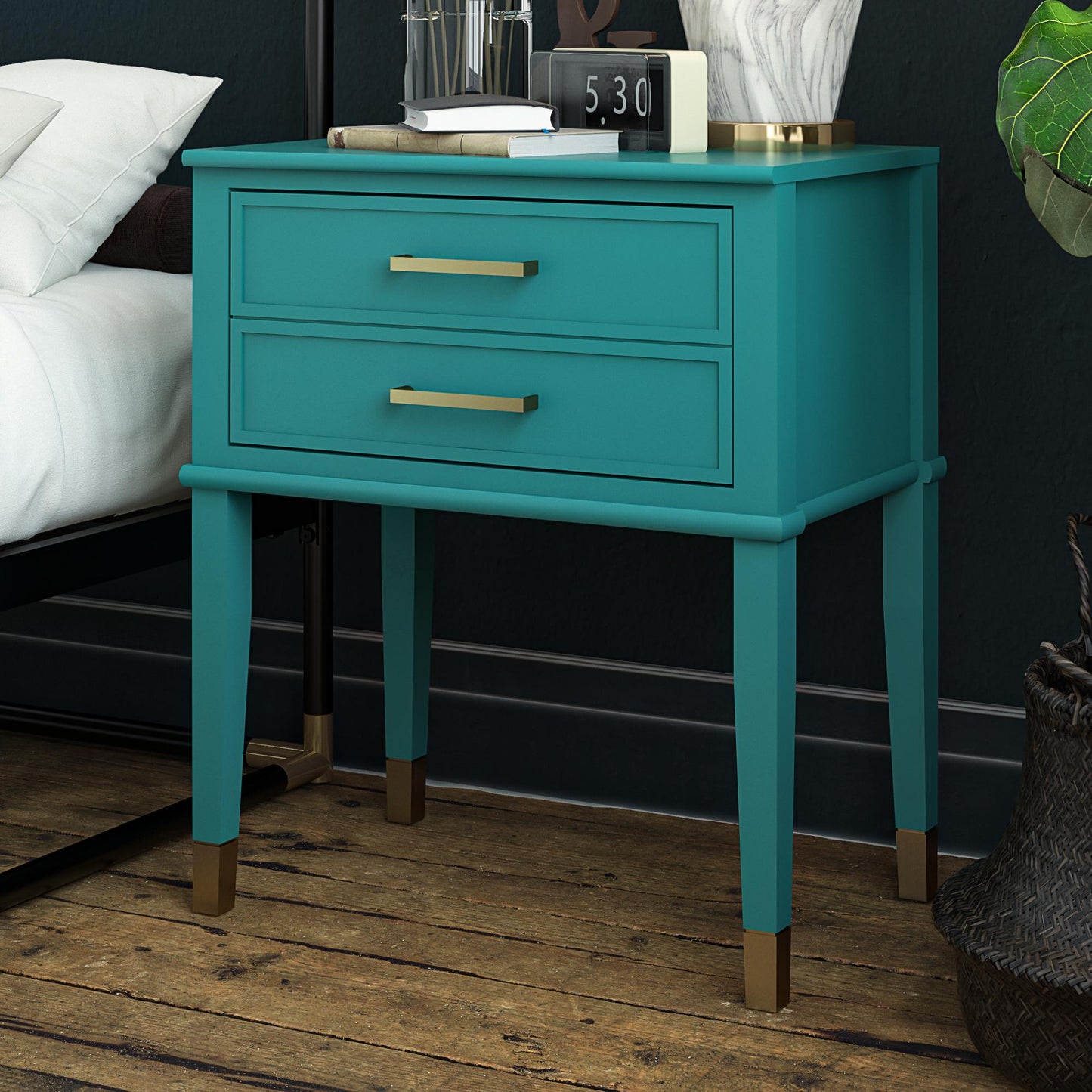 Westerleigh End Table, Emerald Green - Emerald Green
