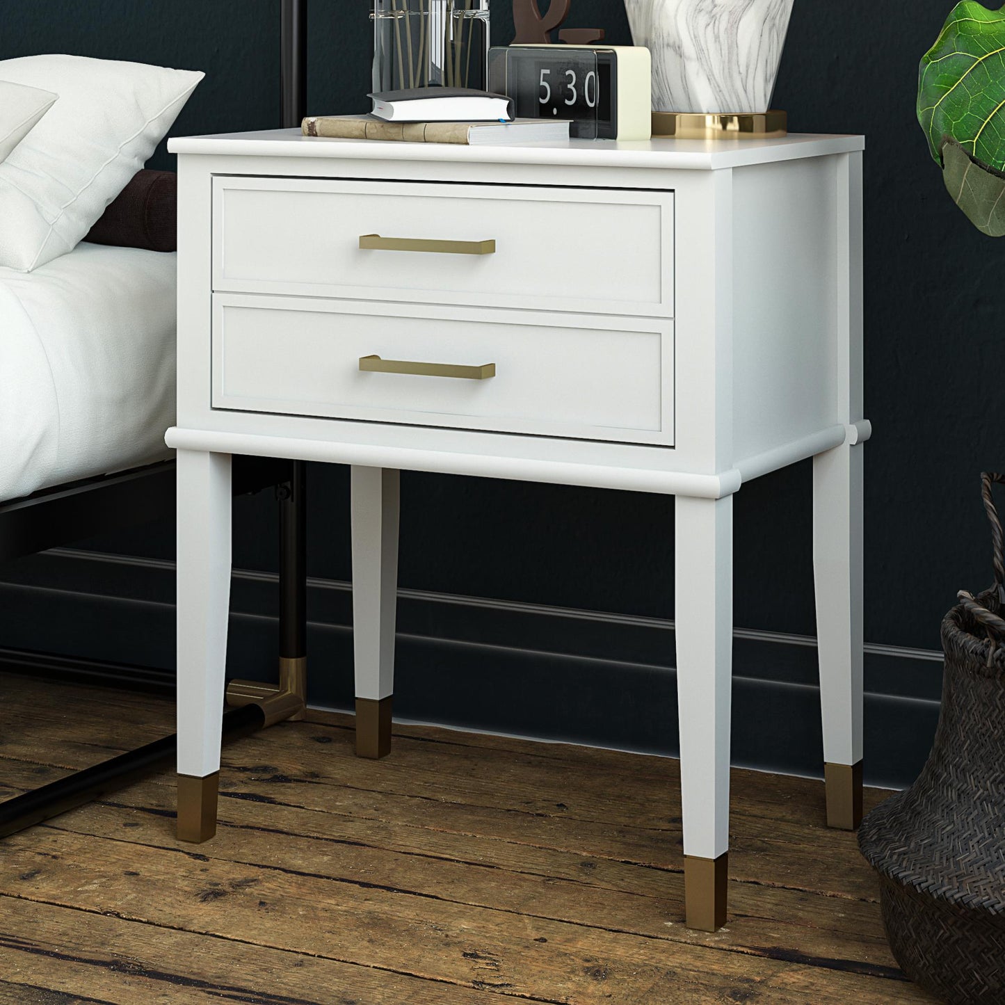 Westerleigh End Table - White