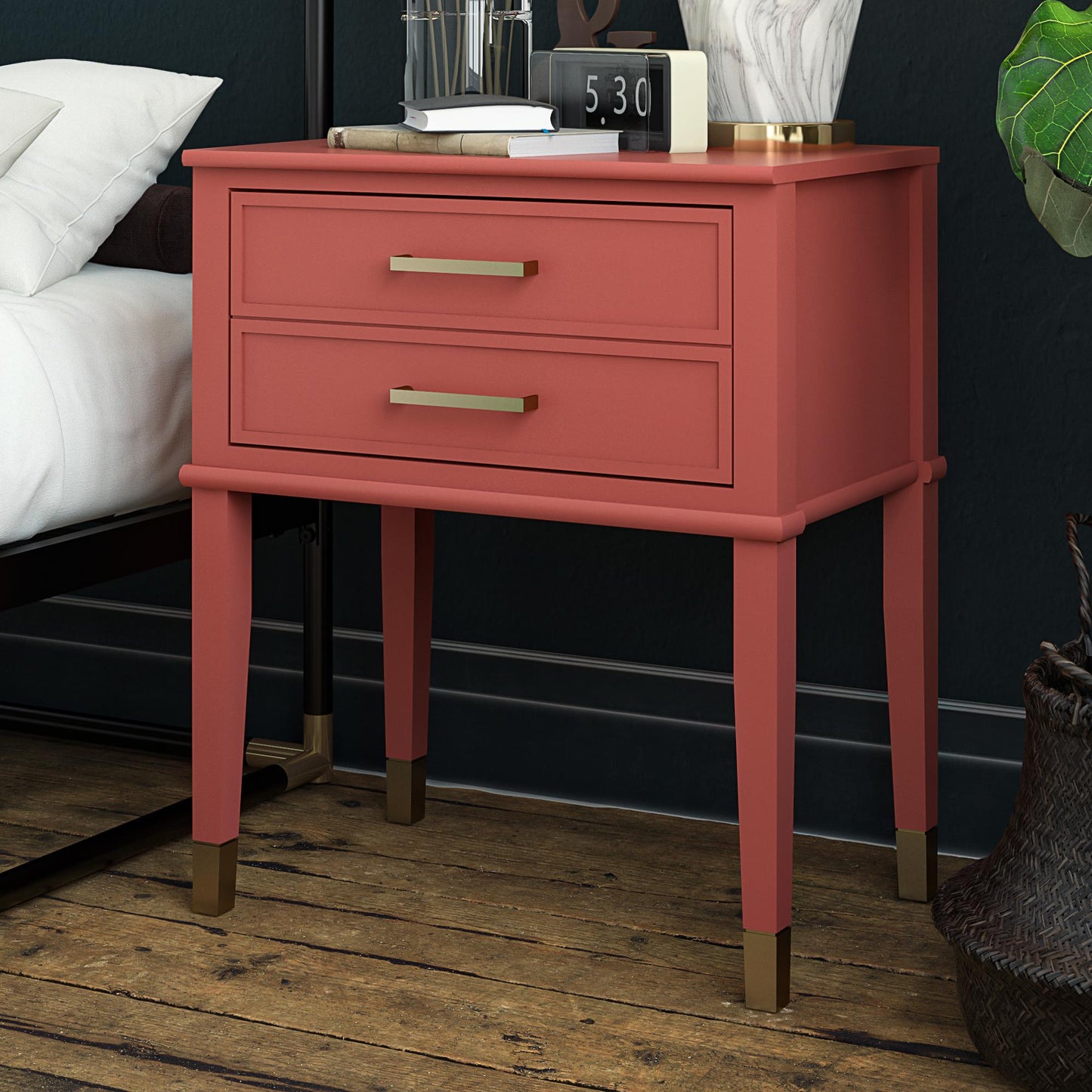 Westerleigh End Table, Terracotta - Terracotta