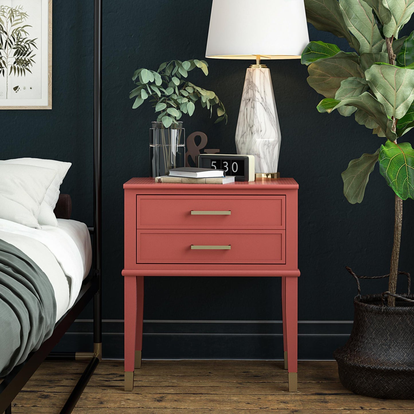 Westerleigh End Table, Terracotta - Terracotta