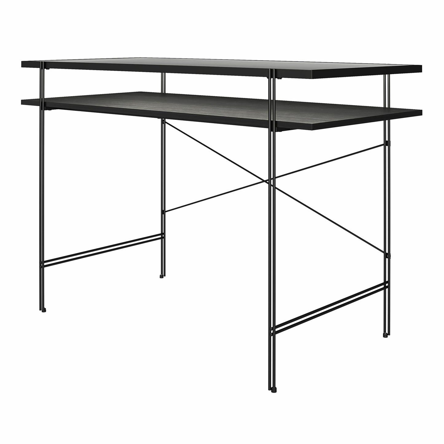Ameriwood Home Lakeland Computer Desk, Black Oak - Black Oak