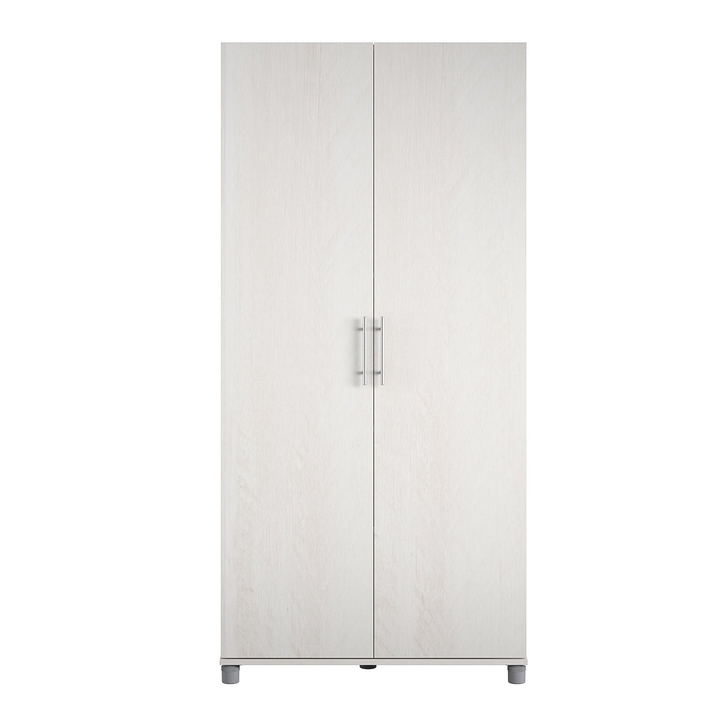 Camberly 36" Utility Storage Cabinet, Ivory Oak - Ivory Oak