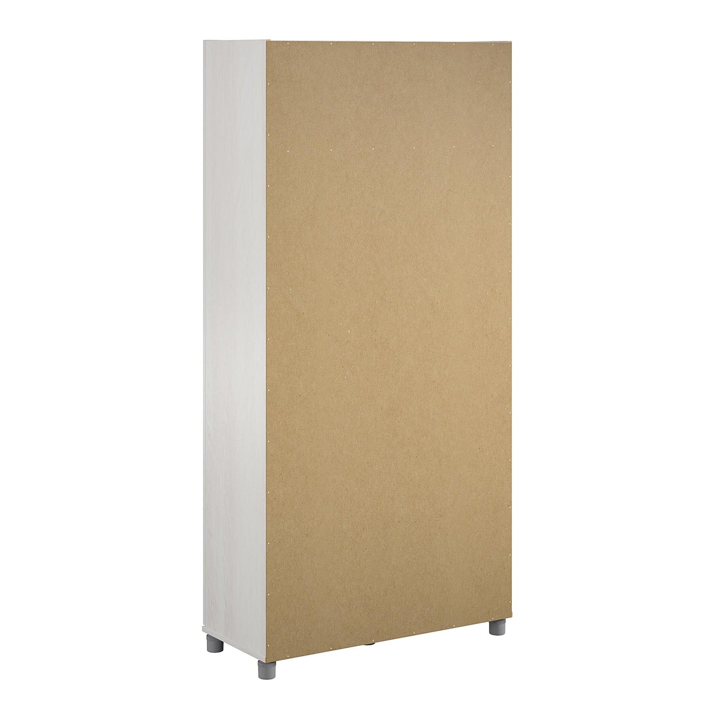 Camberly 36" Utility Storage Cabinet, Ivory Oak - Ivory Oak