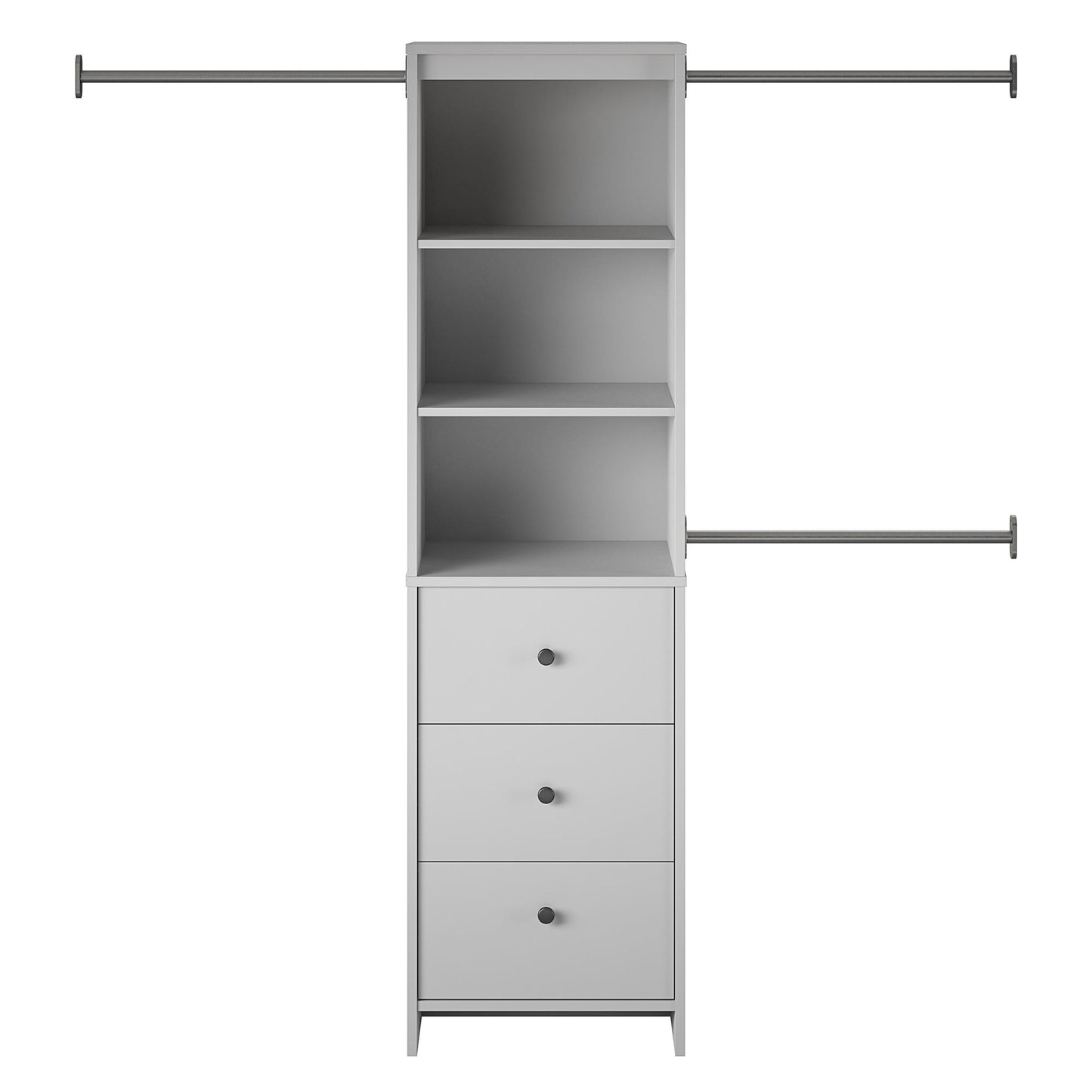 Beckett Closet Storage Organizer - Dove Gray