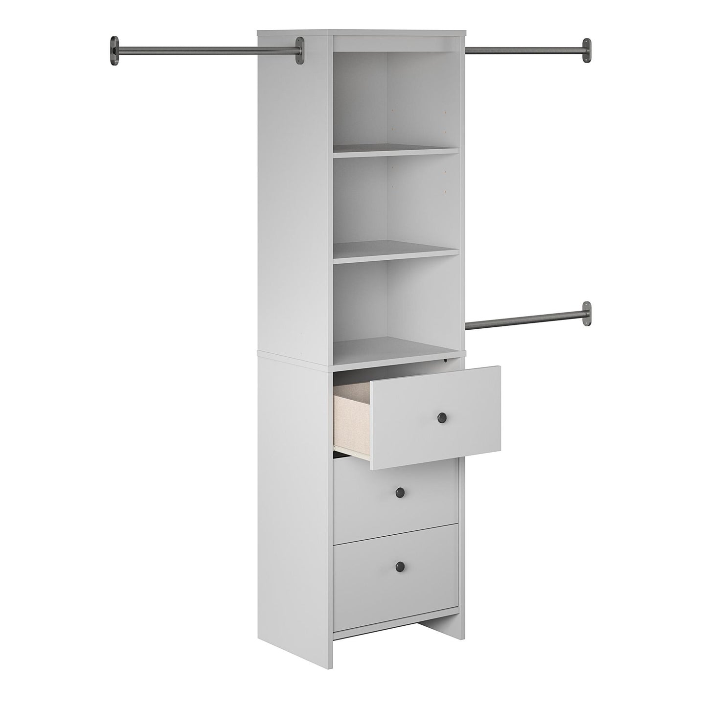 Beckett Closet Storage Organizer - Dove Gray