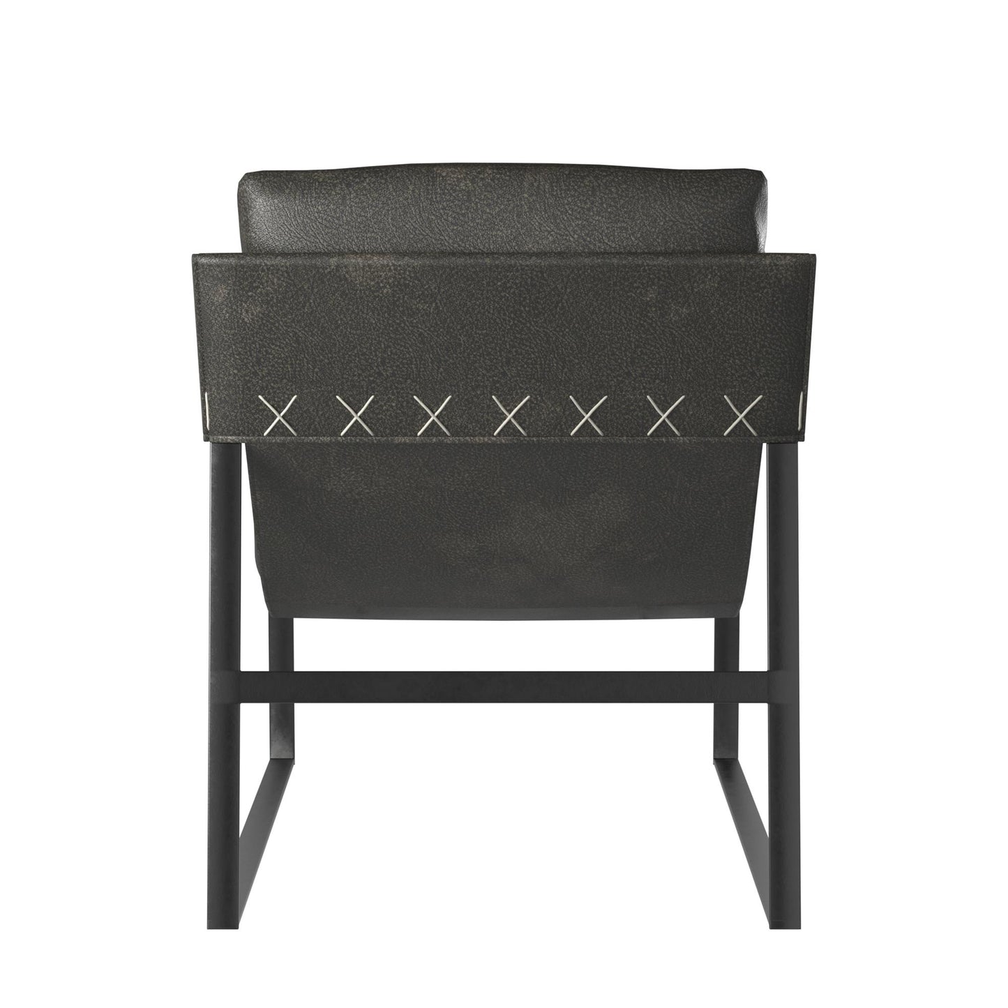 Varick Faux Leather Accent Chair - Espresso