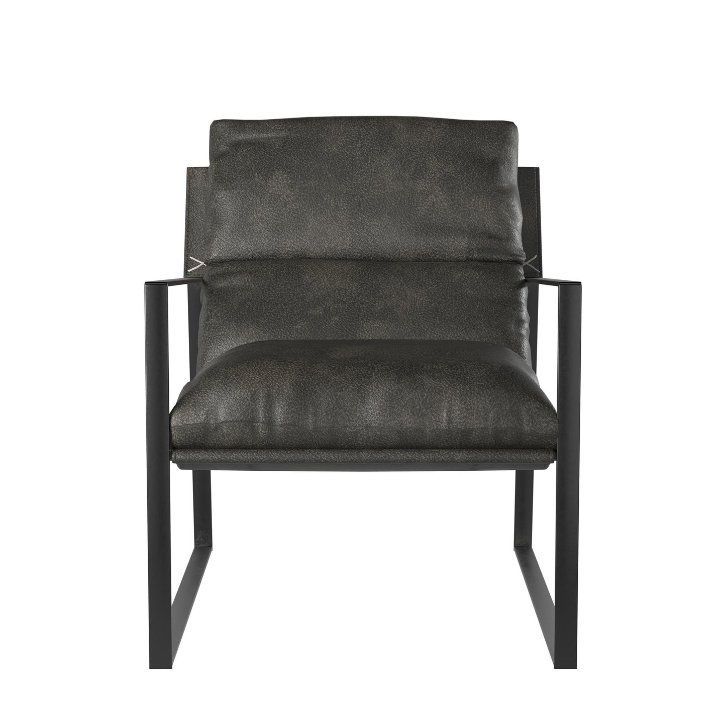 Varick Faux Leather Accent Chair - Espresso