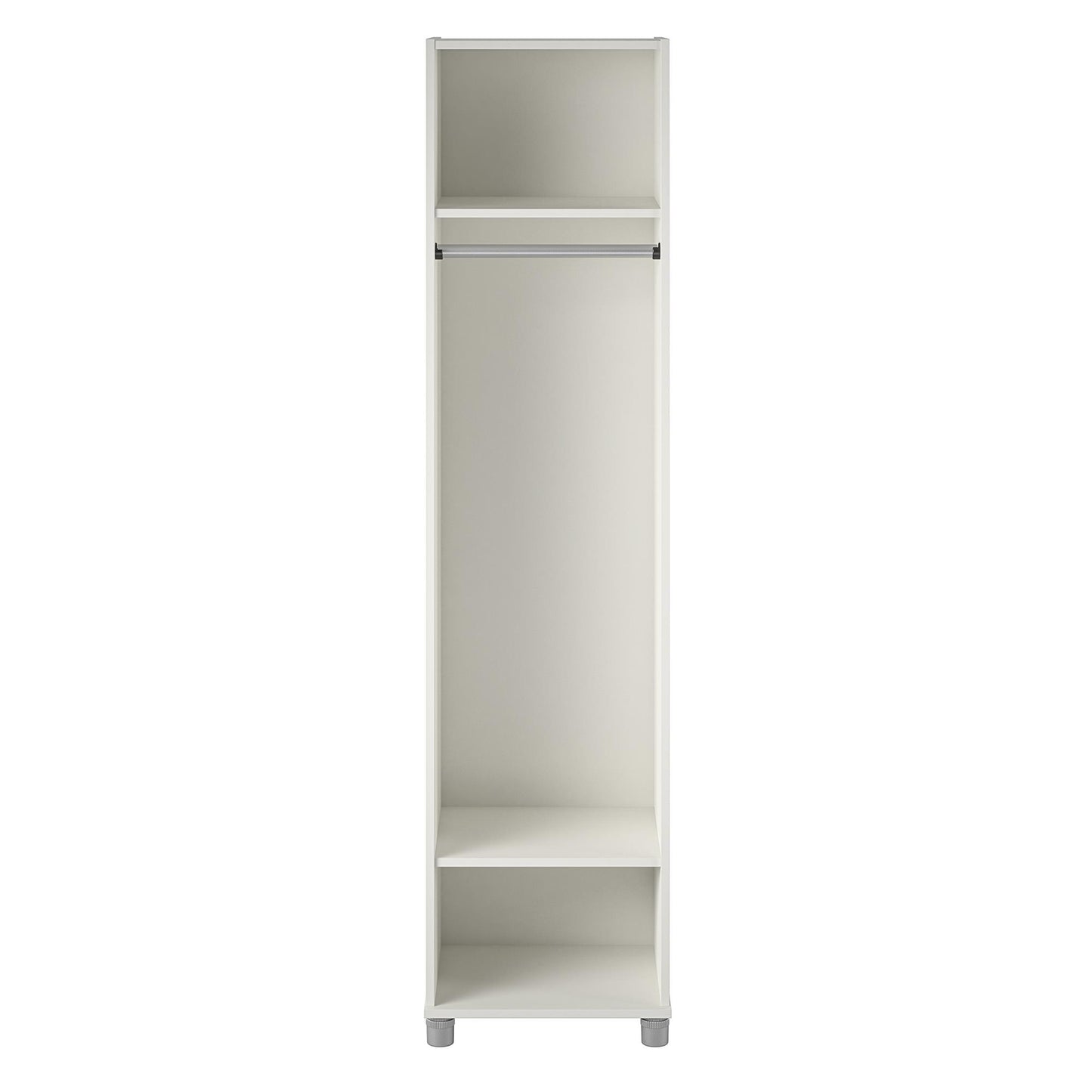 Basin 18" Wide Mudroom Cabinet with Adjustable Shelving - White