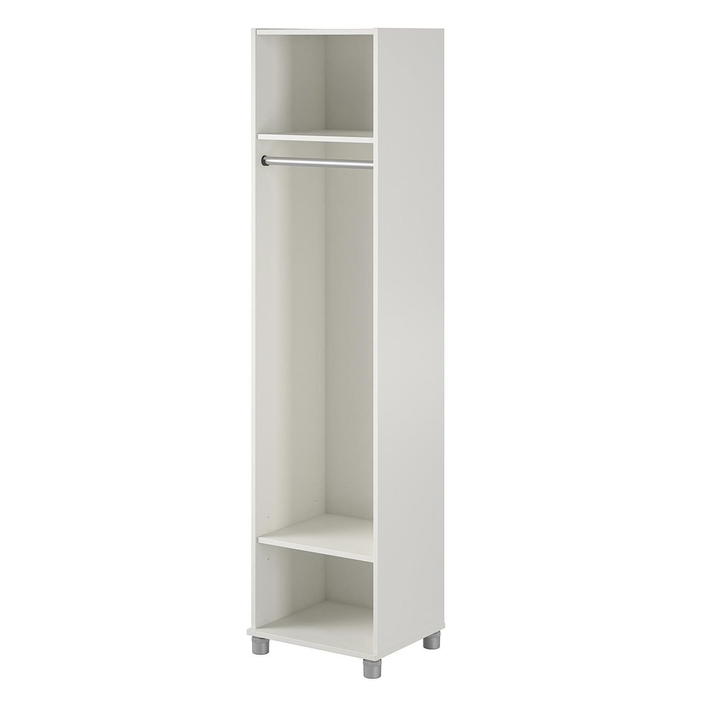 Basin 18" Wide Mudroom Cabinet with Adjustable Shelving - White