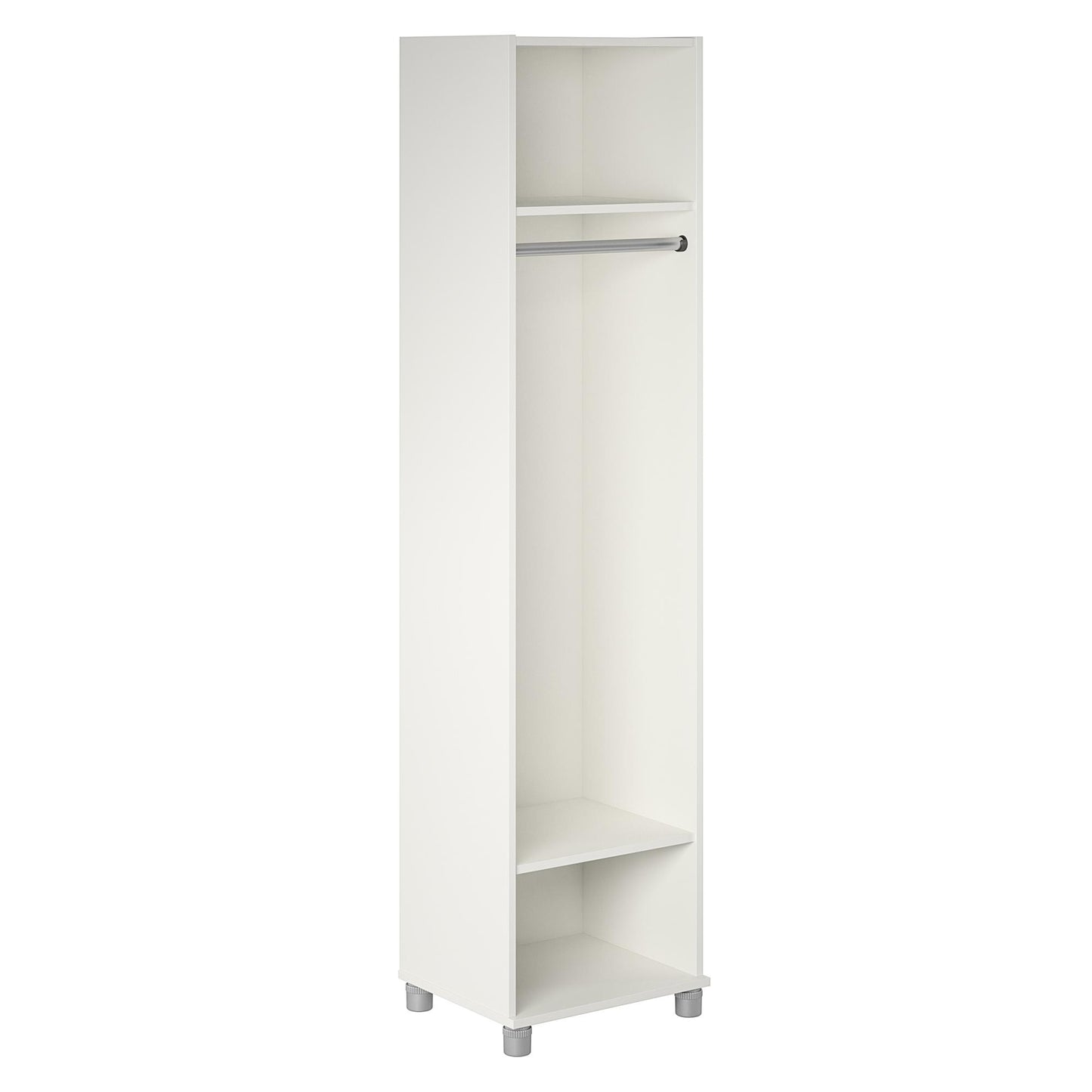 Basin 18" Wide Mudroom Cabinet with Adjustable Shelving - White