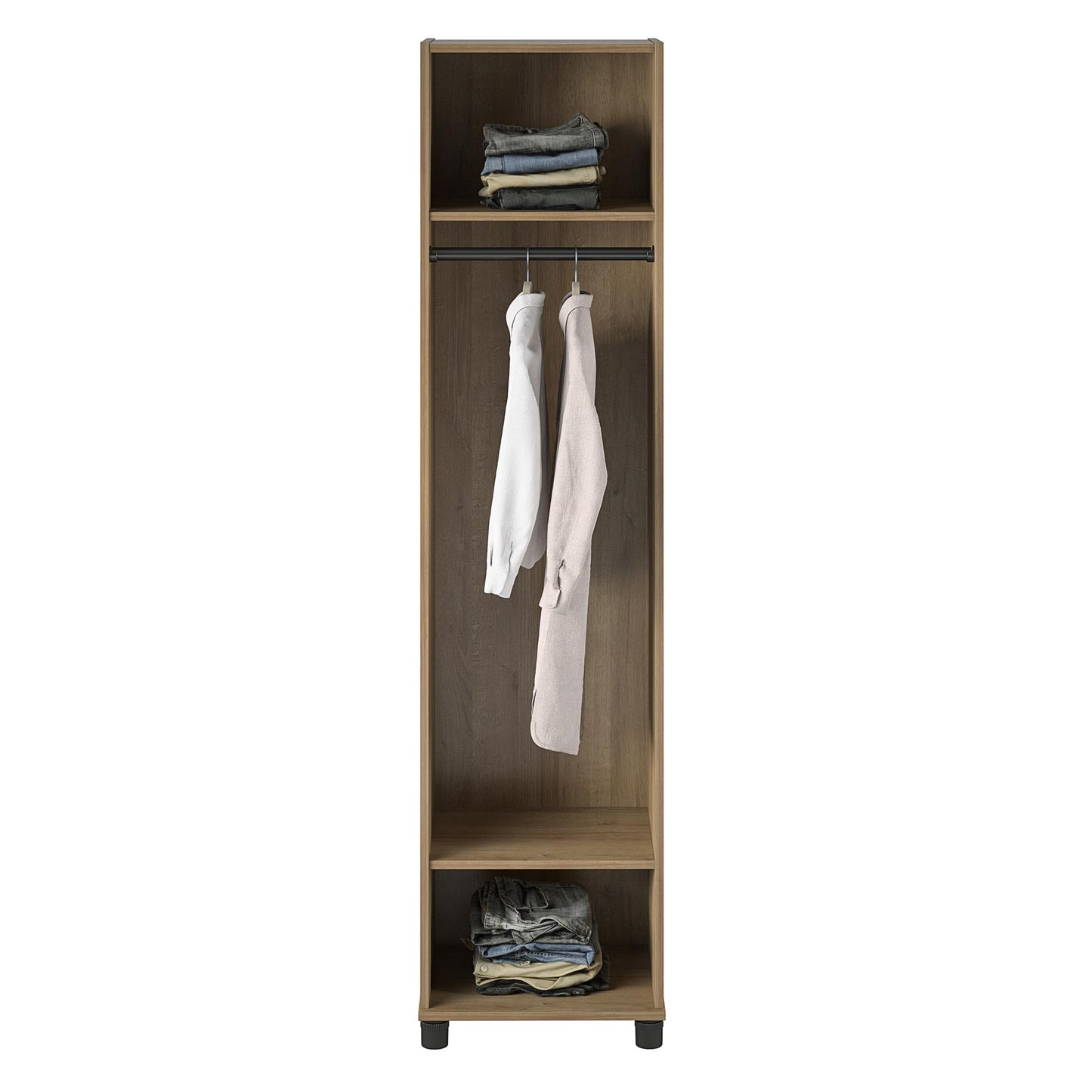 Basin 18" Wide Mudroom Cabinet with Adjustable Shelving - Natural