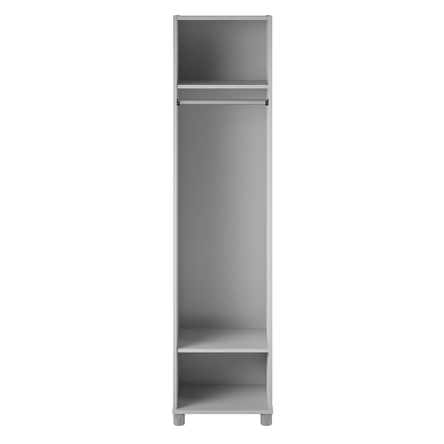 Basin 18" Wide Mudroom Cabinet with Adjustable Shelving - Dove Gray