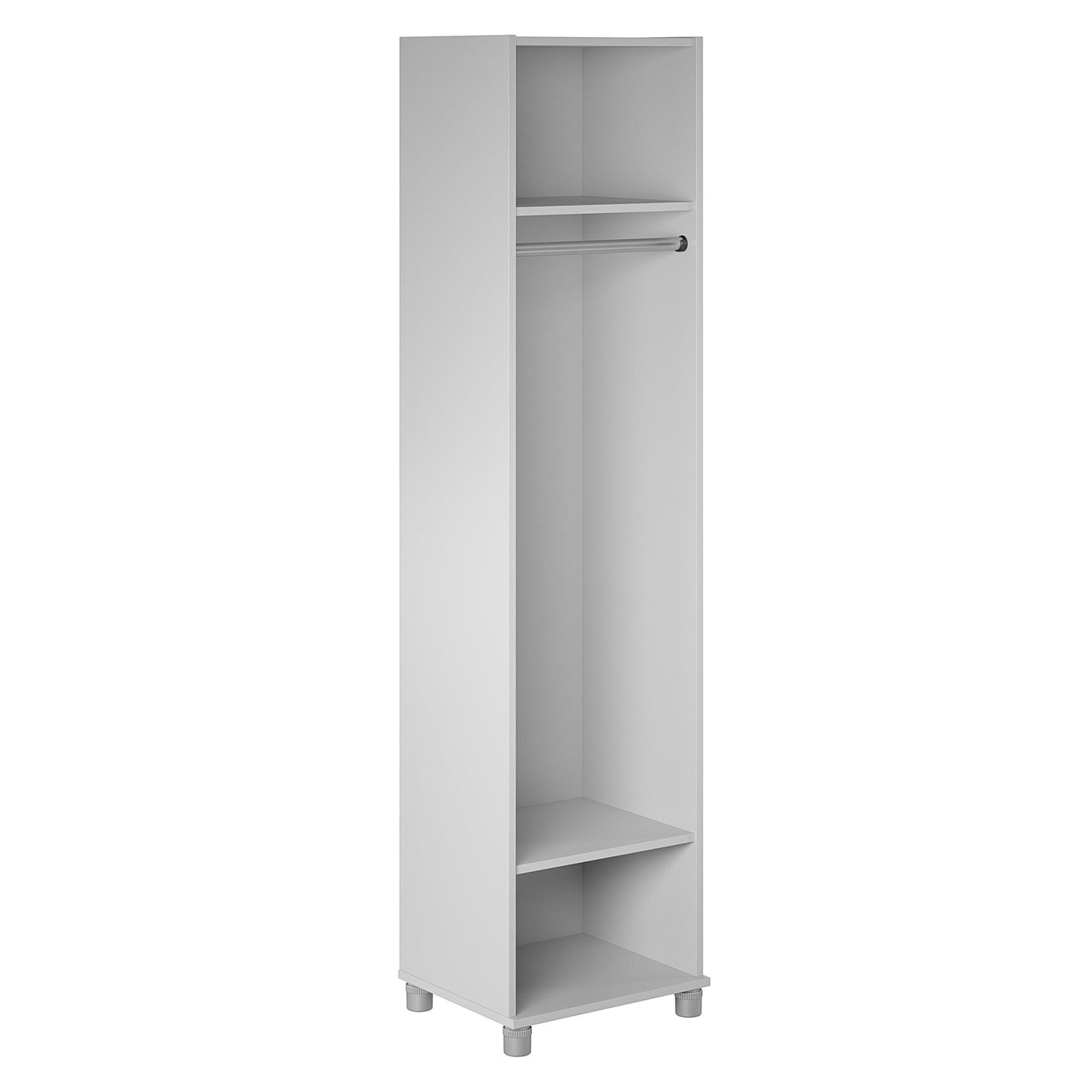 Basin 18" Wide Mudroom Cabinet with Adjustable Shelving - Dove Gray