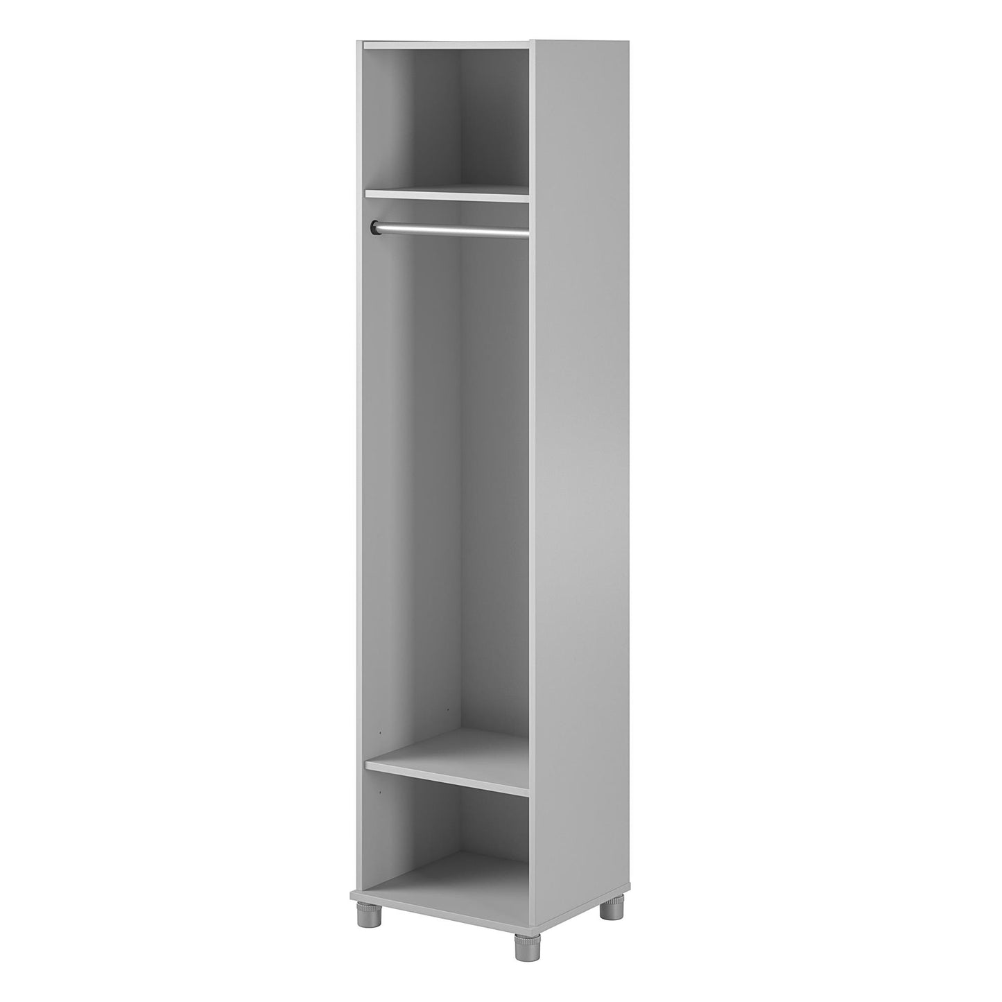 Basin 18" Wide Mudroom Cabinet with Adjustable Shelving - Dove Gray