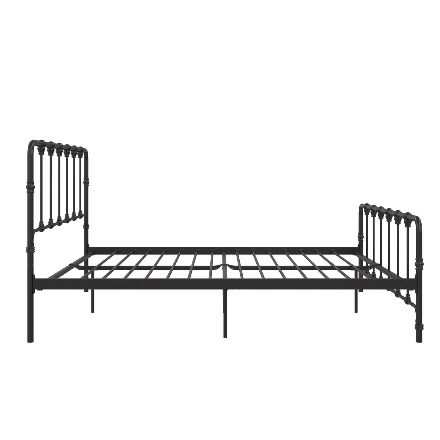 Mainstays Farmhouse Metal Bed, King, Black - Black - King