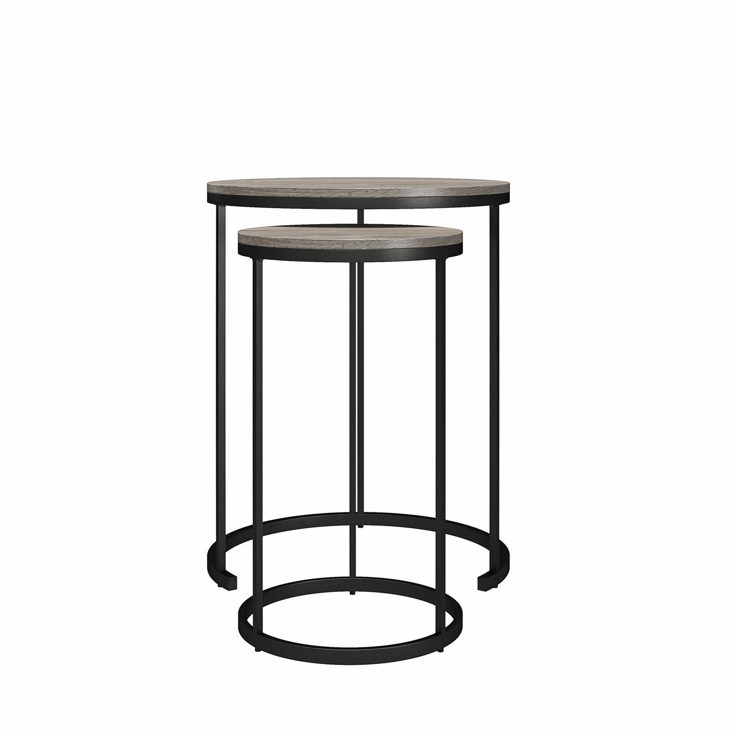 Camdale Nesting Coffee Table and End Table 4 Piece Set - Gray Oak