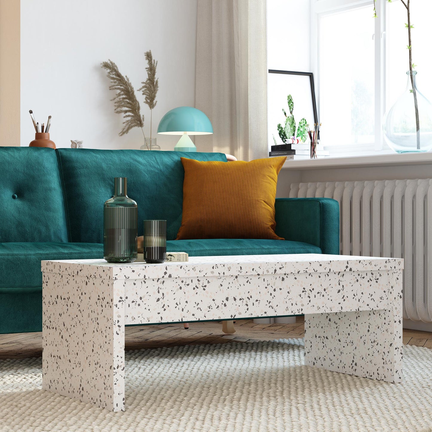 Winston Lift Top Coffee Table, Terrazzo - Terrazzo