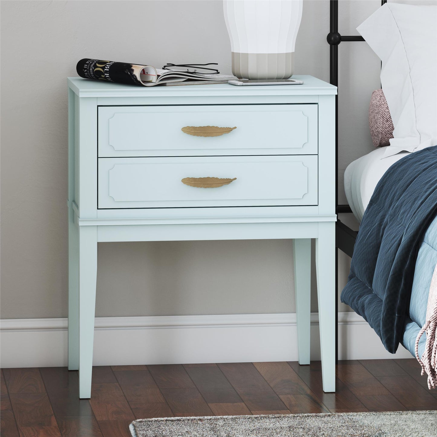 Stella Accent Table, Sky Blue - Sky Blue