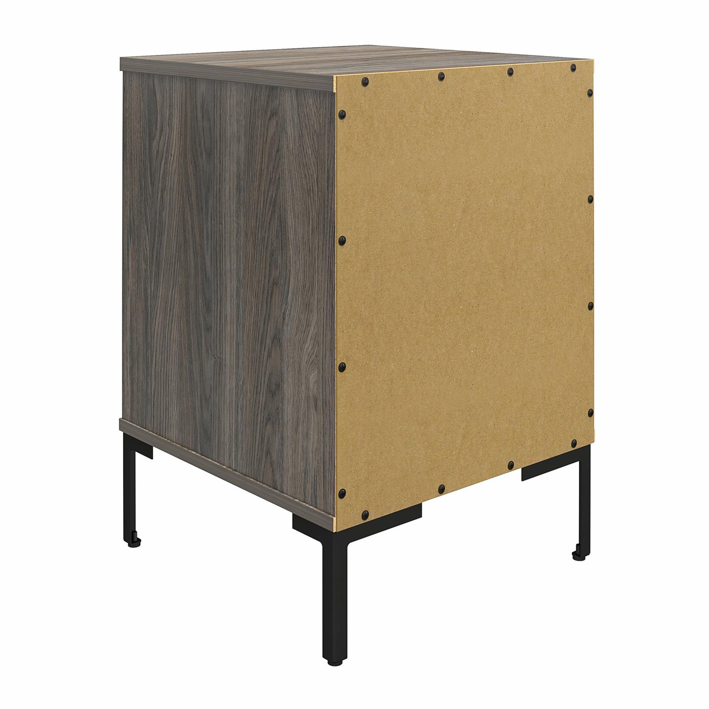Ameriwood Home Leyden Nightstand, Weathered Oak - Weathered Oak