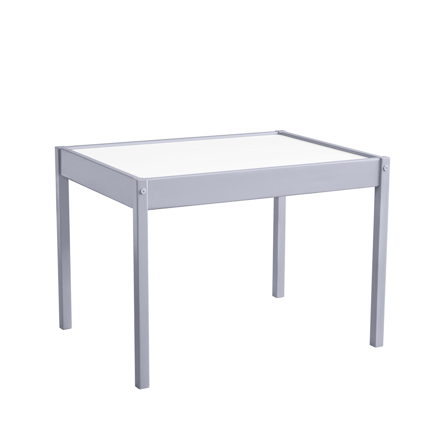 Hunter 3-Piece Kiddy Table and Chair Kids Set - Gray