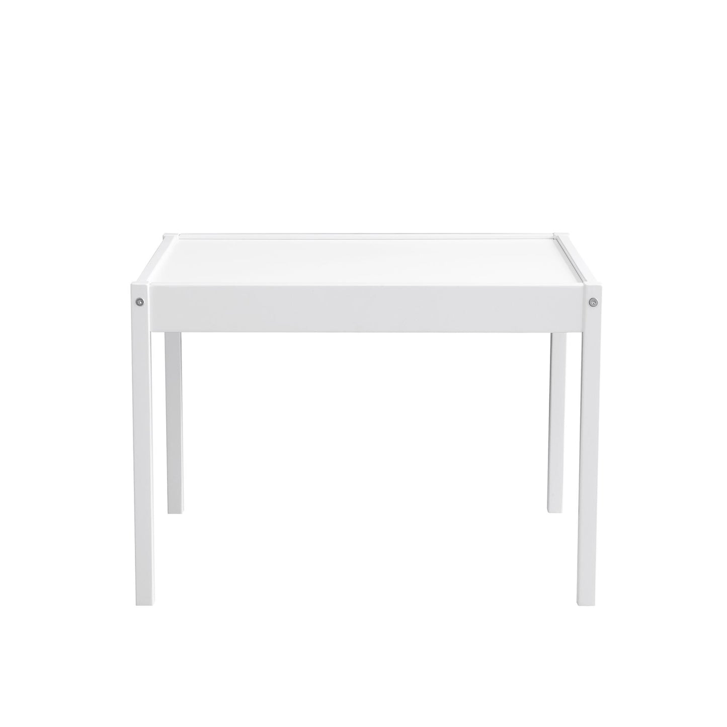 Hunter 3-Piece Kiddy Table and Chair Kids Set - White