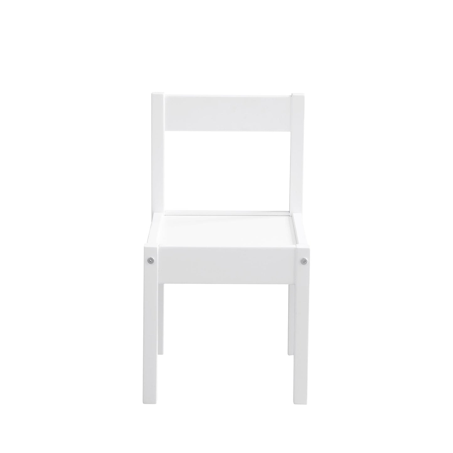 Hunter 3-Piece Kiddy Table and Chair Kids Set - White