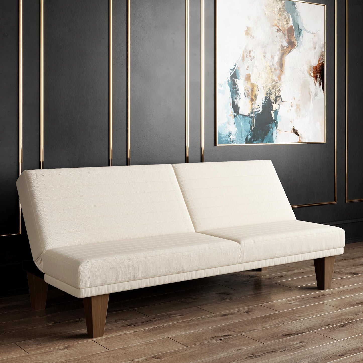 Donna Convertible Futon - Tan