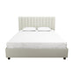 Brittany Upholstered Bed - Gray - Queen