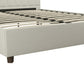 Brittany Upholstered Bed - Gray - Queen