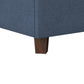Brittany Upholstered Bed - Blue Linen - Queen