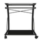 Sheldon Mobile Computer Desk - Black