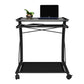 Sheldon Mobile Computer Desk - Black