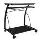 Sheldon Mobile Computer Desk - Black