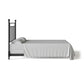 Provo Sturdy and Elegant Metal Headboard - Black