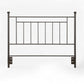 Provo Sturdy and Elegant Metal Headboard - Bronze