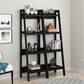 Lawrence 4 Shelf Ladder Bookcase Bundle, Set of 2  - Black