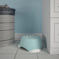 Kids One-Step Step Stool, Set of 2 Lightweight and Non-Slip - Blue - 2-Pack