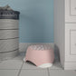 Kids One-Step Step Stool, Set of 2 Lightweight and Non-Slip - Light Pink - 2-Pack