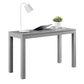 Large Parsons Computer Desk with 2 Drawers - Gray