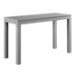 Large Parsons Computer Desk with 2 Drawers - Gray
