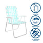 Novogratz Poolside Gossip, Priscilla Folding Chairs, 2-Pack, Aqua Haze - Aqua Haze - 2-Pack