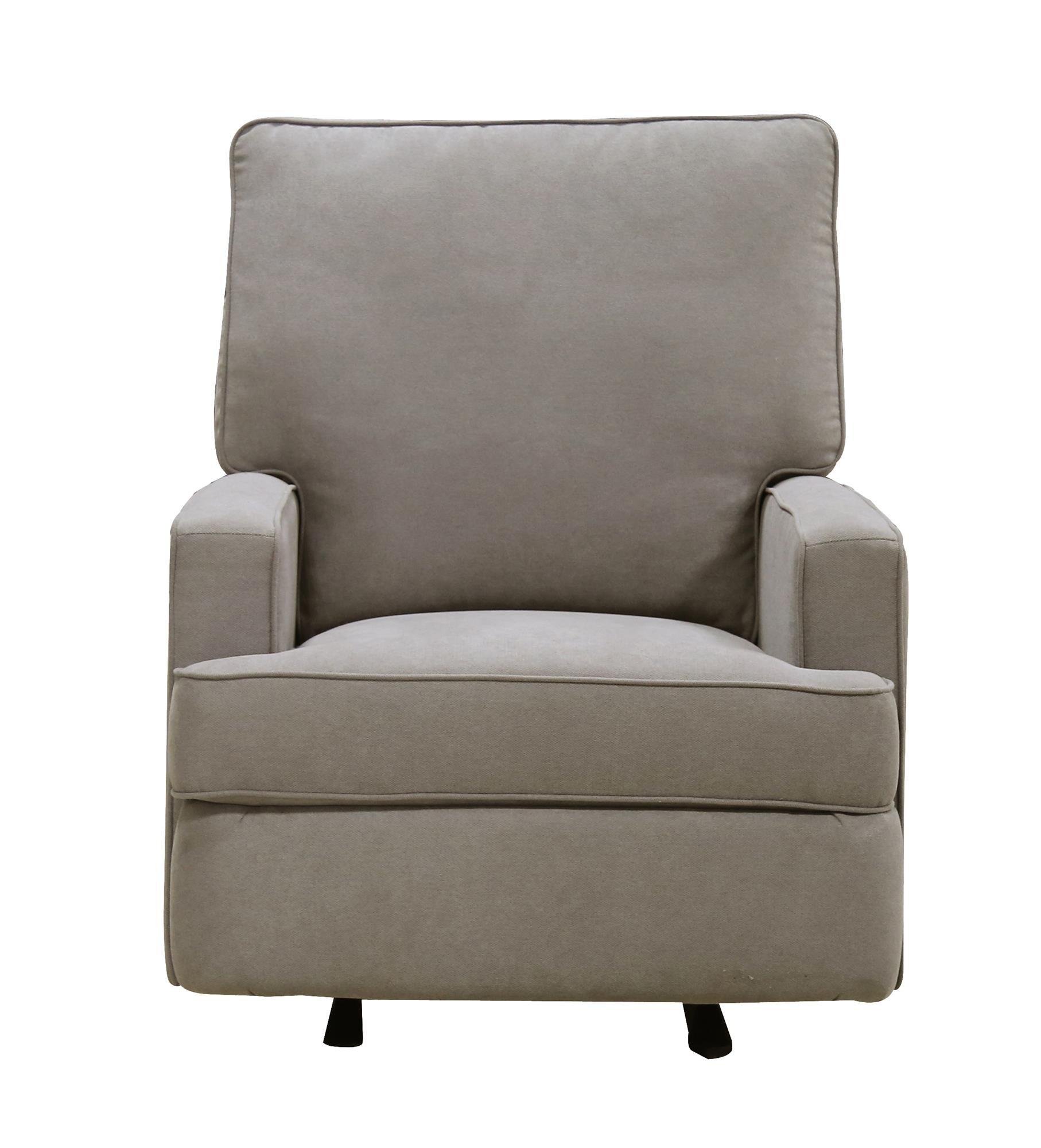 Baby Relax Salma Glider Rocker Recliner Chair, Taupe Chenille - Taupe